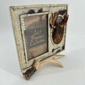 Alaska Last Frontier Collection Moose Antler 4x6 Picture Frame Rustic Decor